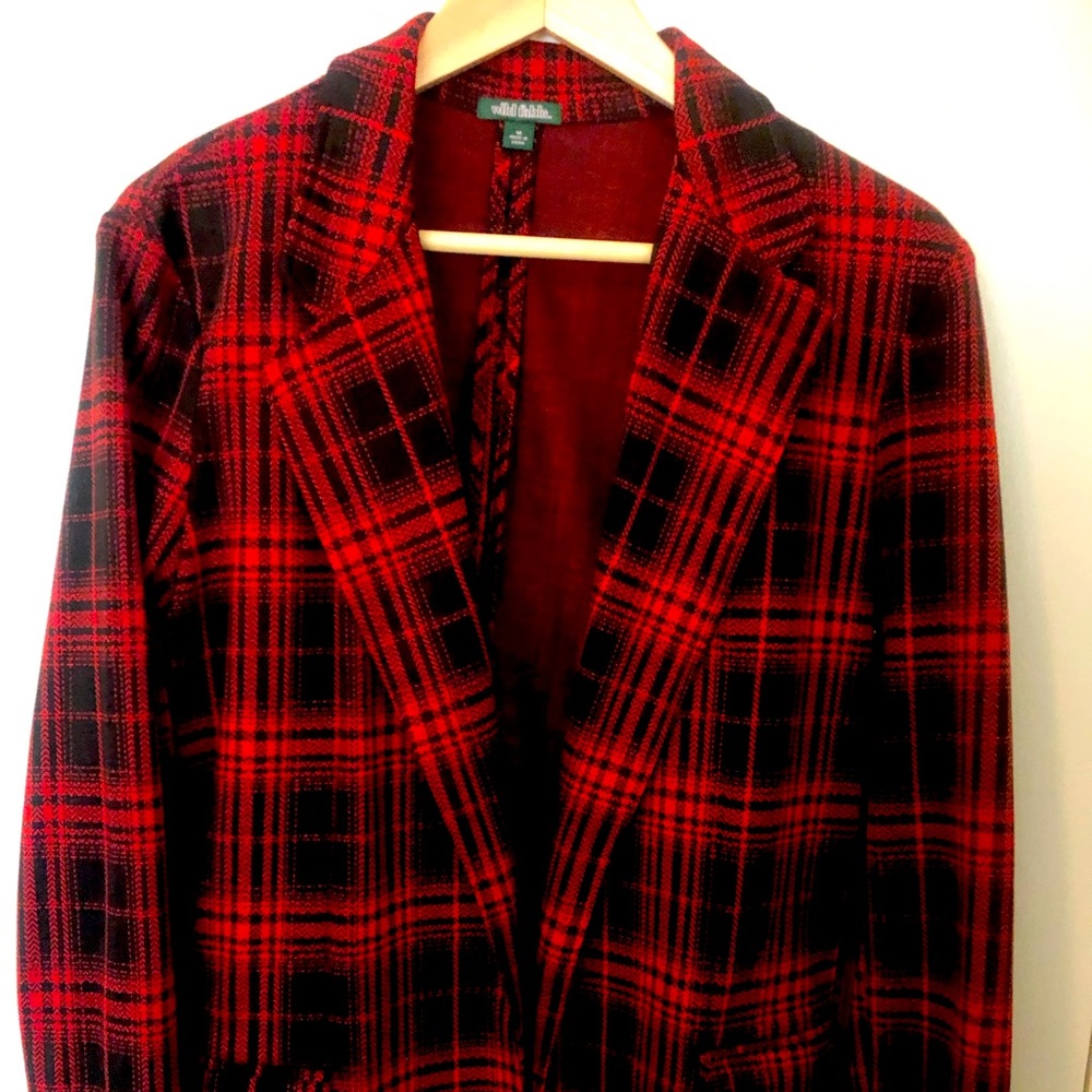 Plaid blazer